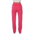 thumbnail image 4 of Isadora Paccini Women's Pink Small Cotton Long Casual Pants for Women Relaxed Fit Elastic Waist Cool Comfortable for Sleep & Loungewear, 4 of 6