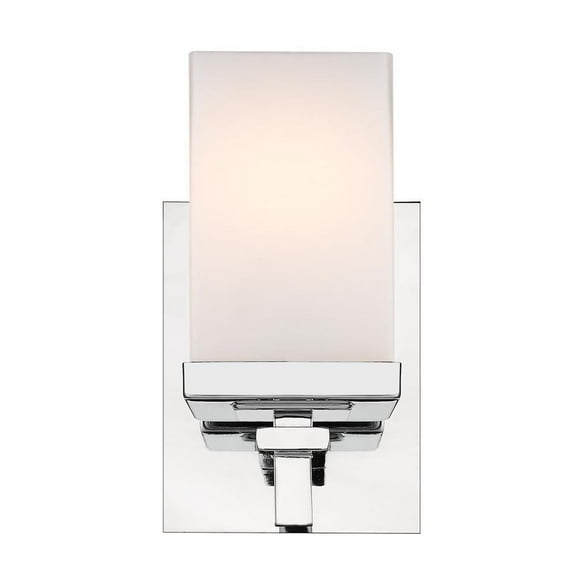 One Light Wall Sconce in Modern Style 7.625 inches High By 4.75 inches Wide-Chrome Finish Bailey Street Home 170-Bel-2862477