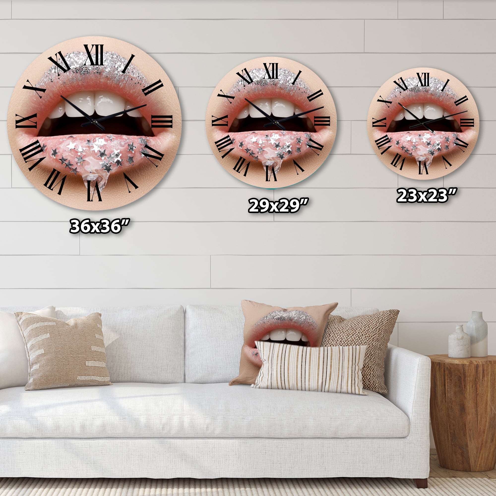 Designart 1 in Quartz Modern/Contemporary Wall Clock