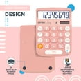 thumbnail image 6 of Catiga Electronics CD-8185 Large Screen Portable Calculator (Light Pink), 6 of 7