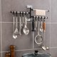 thumbnail image 5 of Estante de toallero de gancho de baño de cocina de acero inoxidable sin costuras sin clavos, 5 of 5