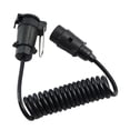 thumbnail image 3 of 7 Pin Remolque Cable Adaptador de Cableado Conector de Remolque Fácil de Instalar Remolque Enchufe de Cableado para Maquinaria Agrícola, 3 of 8