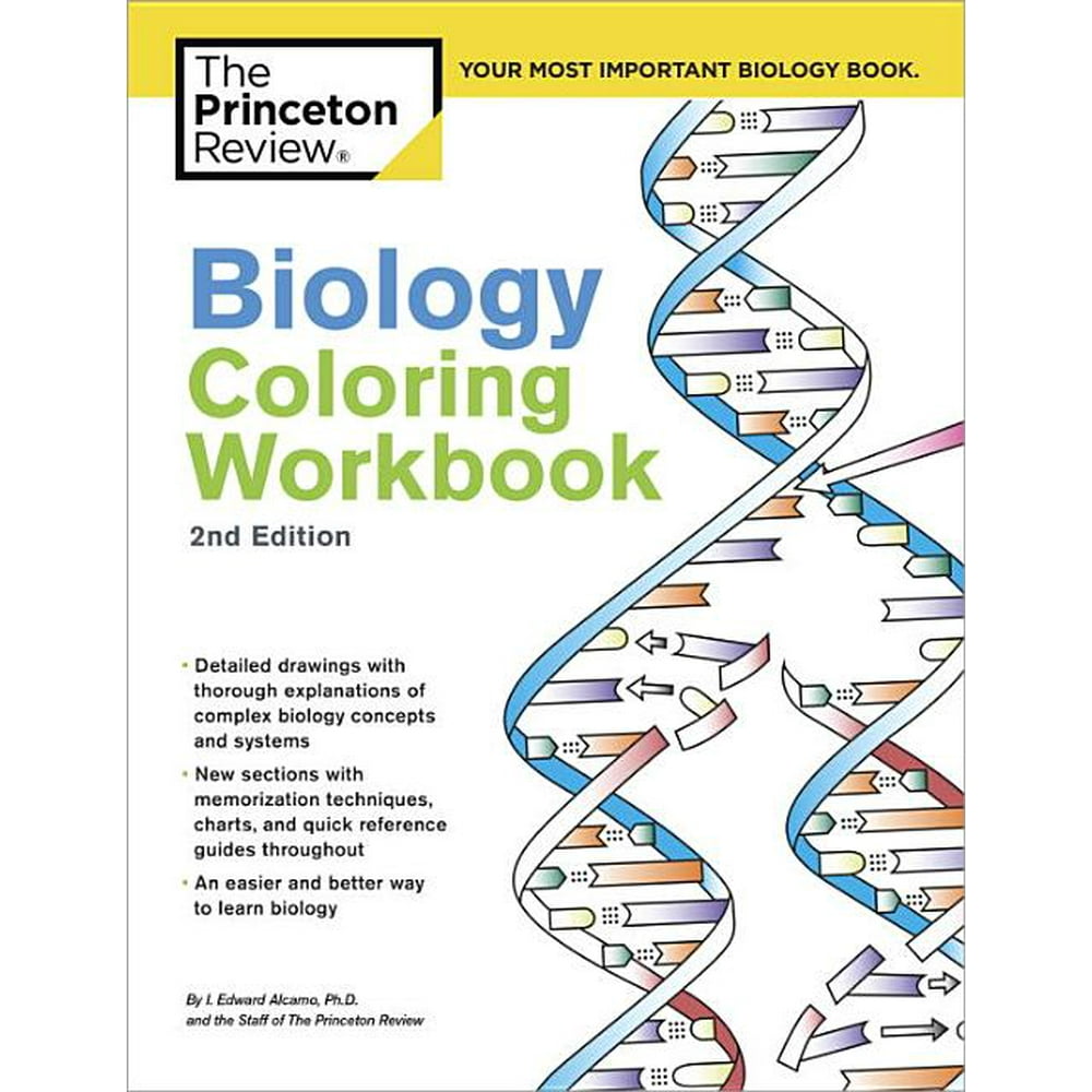 Coloring Workbooks: Biology Coloring Workbook, 2nd Edition : An Easier ...