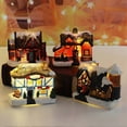 thumbnail image 4 of NEW Resin House Great For Christmas Decor Handcrafted Miniature Landscape Ornament Trending Resin House Ornament Gift, 4 of 5