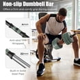 thumbnail image 4 of Costway 4 in 1 Adjustable Dumbbell Set, Rust-Resistant, 46lb (Black), 4 of 7