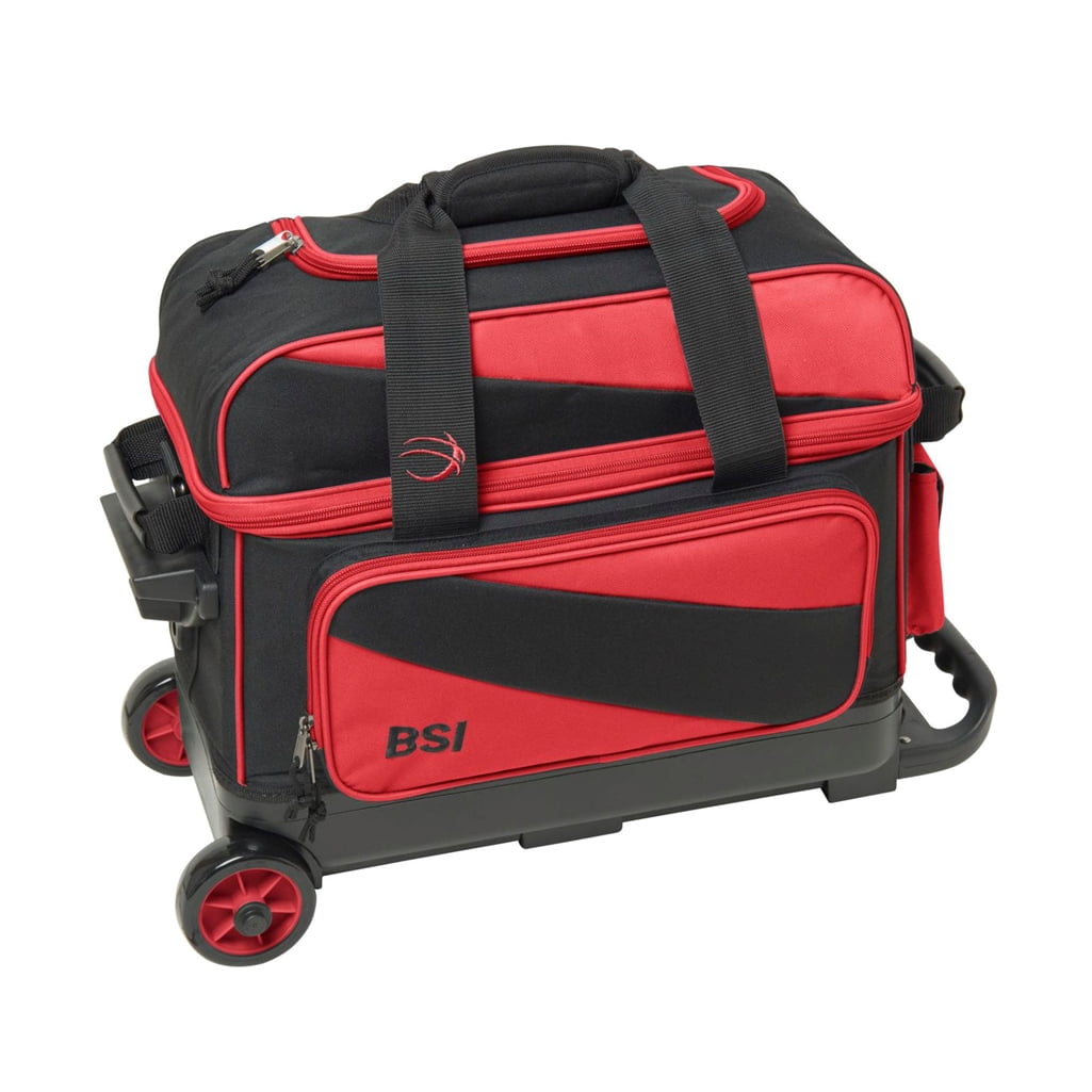 BSI Prestige Double Roller Bowling Bag Black/Red