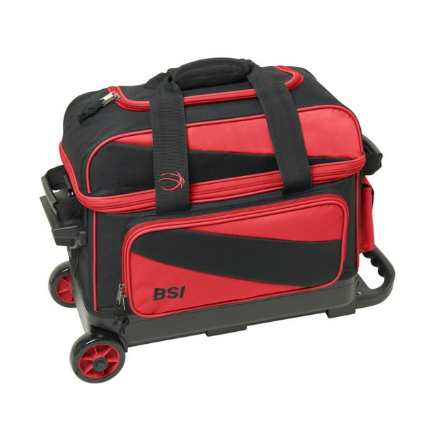 BSI Prestige Double Roller Bowling Bag Black/Red