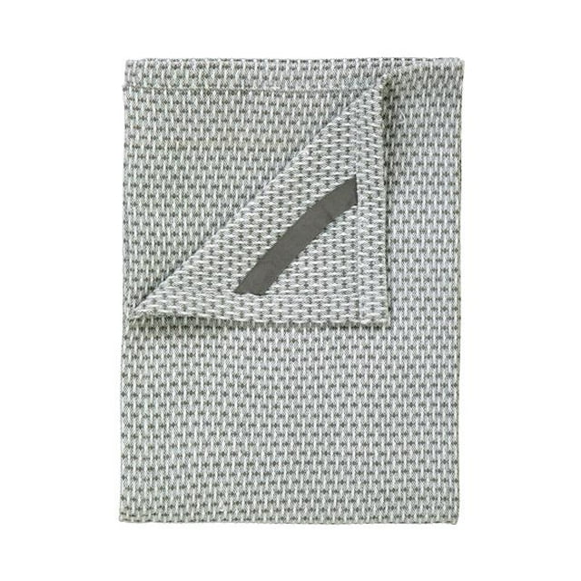 Blomus 63849 Ridge Torchons en Coton, Lily Blanc & Agave Vert - Ensemble de 2