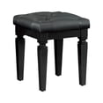 thumbnail image 2 of Topline Home Furnishings Black Vanity Stool, 2 of 2