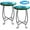 2 Pack, variant on Haibin 15 inches high Outdoor Side Table, Patio Table Indoor Folding Round End Table with Plant Stand for Bistro Balcony Garden
