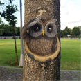 thumbnail image 5 of Estatua de árbol de búho de jardín decoración de jardín de pájaro de resina de búho de saludo con agujero colgante para (1 uds) JAMW Sencillez, 5 of 5