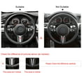 thumbnail image 2 of Mewant Hand Stitch Black Suede Car Steering Wheel Cover for BMW F87 M2 2015-2017 F80 M3 2014-2017 F82 M4 2014-2017 M5 F12 F13 M6 F85, 2 of 5