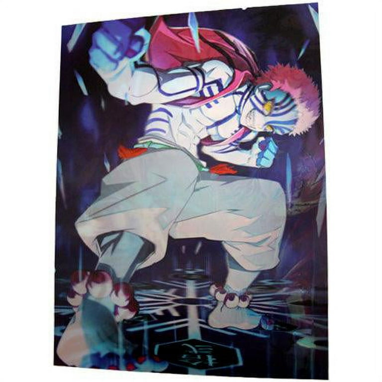 Demon Slayer Kyojuro Rengoku vs Akaza Poster Poster – Anime Town