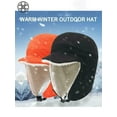 thumbnail image 2 of Luxtrada Cold Winter Trapper Hunting Hat with Visor Windproof Warm Russian Earflap Caps with Windproof Mask, 2 of 10
