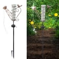 thumbnail image 1 of Xihbxyly Pluviómetro Solar, Estaca de Jardín Exterior de 89 Cm, 16 Luces Led de Cobre, Decoración de Metal para Jardín, Energía Solar, Resistente a La Oxidación, Decoración para Jardín, Patio, Fácil, 1 of 7