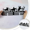 thumbnail image 3 of 1Pc Running Medal Holder Sport Display Equestrianism Horsemanship Cowboy Running Hanger Medal Trophy Display Rack Rope Running Awards Metal Lanyard Sturdy Over 40 Medals, 3 of 9
