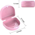 thumbnail image 2 of ARGOMAX Aligner Case, Retainer Case, Braces box, 1 Piece Orthodontic box, PINK., 2 of 7