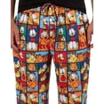 thumbnail image 3 of Garfield Comic Men's Odie Paneled Print Sleep Pajama Pants For Adults, 3 of 6
