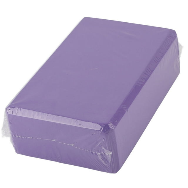 Bloque de espuma EVA para ejercicios de gimnasio, deportes, yoga, fitness, herramienta de entrenamiento (morado)