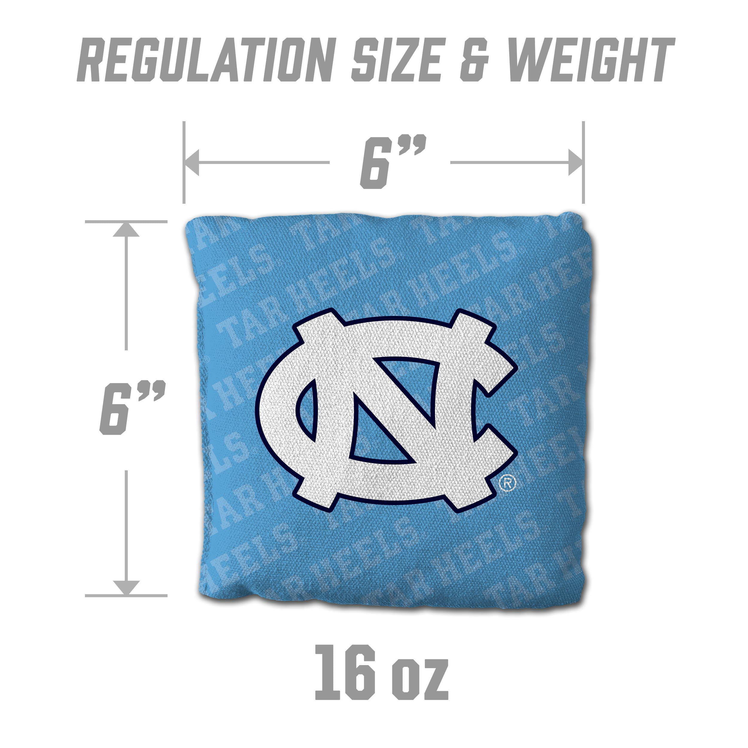 NCAA North Carolina Tar Heels Cornhole Bags - 4PK - Light Blue