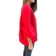 thumbnail image 2 of Chaqueta de Traje Informal Elegante con Abertura Frontal, Acampanada y Mangas 3/4 para Mujer. Rojo S, 2 of 7