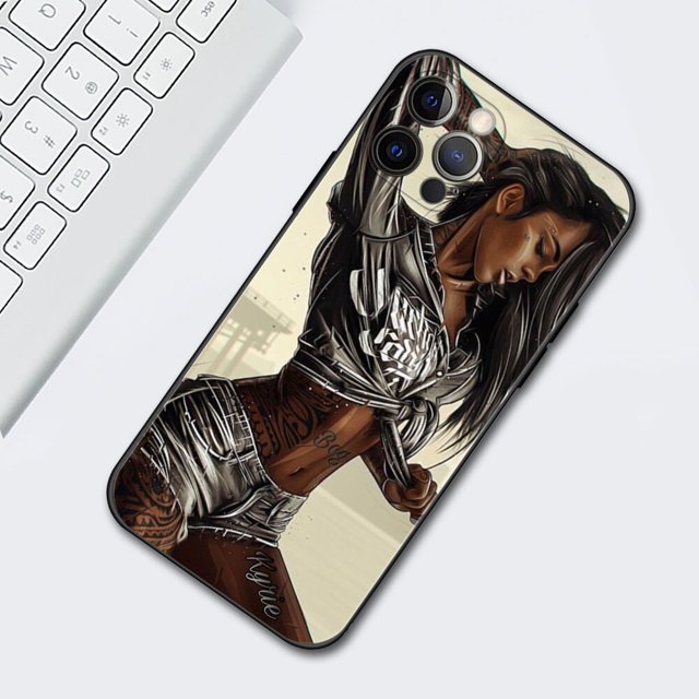 Funda de TPU para iPhone, carcasa Sexy para chica tatuada, 11, 12, 13 Pro Max, 12 Mini, XR, X, XS MAX, SE, 7, 8 Plus, 14 Pro MAX Fivean unisex