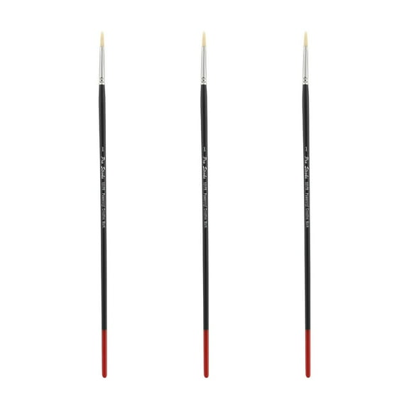 Creative Mark Powercryl Ultimate Acrylic Paint Brushes- Filbert #1 Set of 3, Artist Paint Brushes, 3 Diameters of Synthetic Hair Filament, Fine Control of Heavy Acrylics, Water Soluble Oils, and More