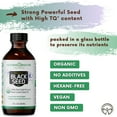 thumbnail image 5 of Mother Nature Organics USDA Organic Black Seed Oil, Cold-Pressed, Non-GMO, Unrefined, Vegan, 8oz, 5 of 7