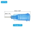 thumbnail image 2 of Agujas de Dispensación de Punta Romana Uxcell 22G, 20Pcs Aguja de Dispensador de Líquido de 1/4 pulgada con Lure Lock para Recarga, 2 of 5