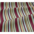 thumbnail image 4 of oneOone Tissu Jersey Viscose Imprimé Rayures Multicolores au Mètre 60 Pouces de Large, 4 of 4