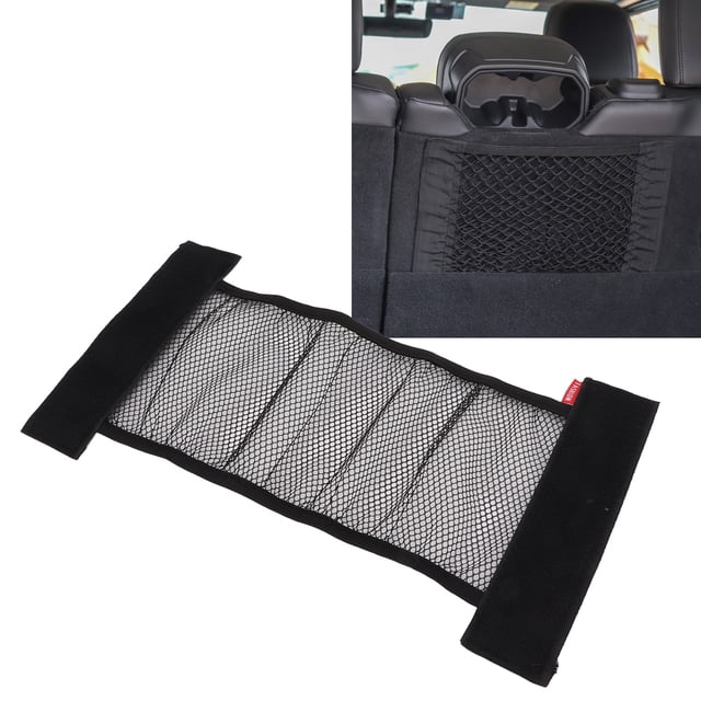Car Rear Cargo Net, Stretchable Easy Installation Practical Car Trunk Organizer Oxford Cloth Abrasion Resistant for Interior Accessories M,S