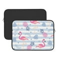 thumbnail image 3 of Bingfone Flamingo And Pineapple Laptop Sleeve Case 13 Inch, 360° Protective Computer Carrying Bag, 3 of 9