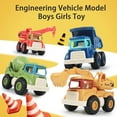 thumbnail image 2 of Engineering Truck Toys Simulation Excavator Dump Truck Mixer Trucks Inertial Drive Forward Vehicle Toy No Battery Required Mini Construction Vehicle Model Boy Toy Children Gift, 2 of 6