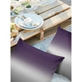 thumbnail image 2 of Outdoor Waterproof Throw Pillow Covers Set of 2 Purple Grey Ombre Decorative Pillowcases Square Outdoor Pillows Cushion Case 18x18 Inch Gradient Gradual Color Patio Pillows for Couch Sofa Bed Garden, 2 of 7