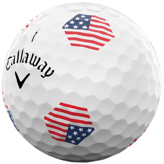 Callaway Golf 2024 Chrome Tour 360 Triple Track Golf Balls (Yellow Stripe) 1dz
