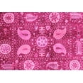 thumbnail image 1 of Ahgly Company Indoor Rectangle Abstract Pink Modern Area Rugs, 7' x 10', 1 of 4