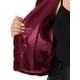 thumbnail image 5 of Chaqueta corta de mujer plus size Agnes Orinda, abierta al frente, de pelaje sintético esponjoso, abrigo de invierno 4X burdeos, 5 of 6