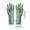 Green, variant on Dishwashing Gloves with Fleece Lining, Waterproof Rubber Cleaning Gloves with Non-Slip Grip, Thick Reusable Kitchen Gloves with Long Cuff for Household Cleaning Laundry and Gardening