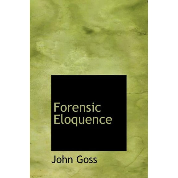 Forensic Eloquence (Hardcover)(Large Print)