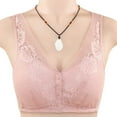 thumbnail image 2 of Pimfylm Sports Bras For Women High Support Large Bust Comfortable Bras For Women Women'S Minimizer Bras Pink 36, 2 of 4