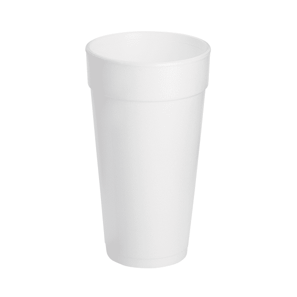 16 oz White Foam Cups with Lift'n'Lock Lids and BONUS Stirrers 200 Sets 