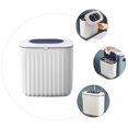thumbnail image 4 of HOOWIFFY Kitchen Compost Bin with Lid Blue Plastic for Classroom Use 1Set, 4 of 8