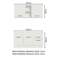 thumbnail image 3 of Mueble de Cocina Compacto 150cm Agata Madesa 02, 3 of 9