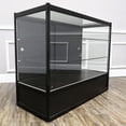 thumbnail image 3 of FixtureDisplays® 48X38X18" Half Vision Glass Showcase Wood Cabinet Floor Stand Assembly Instruction Video In Description, Ships LTL, Freight Verification Required 10172, 3 of 10