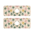 thumbnail image 7 of Yayeee Faucet Mat for Kitchen Sink 14.7" Diatomite Long Splash Guard Pad, Pastel Pink Stars, 2 Pack, 7 of 7
