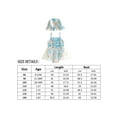thumbnail image 2 of Toddler Girls Summer Casual Swimwear Sleeveless Fish Scale Print Tutu Bathing Suit with Hat 9 Months-6 Years, 2 of 9