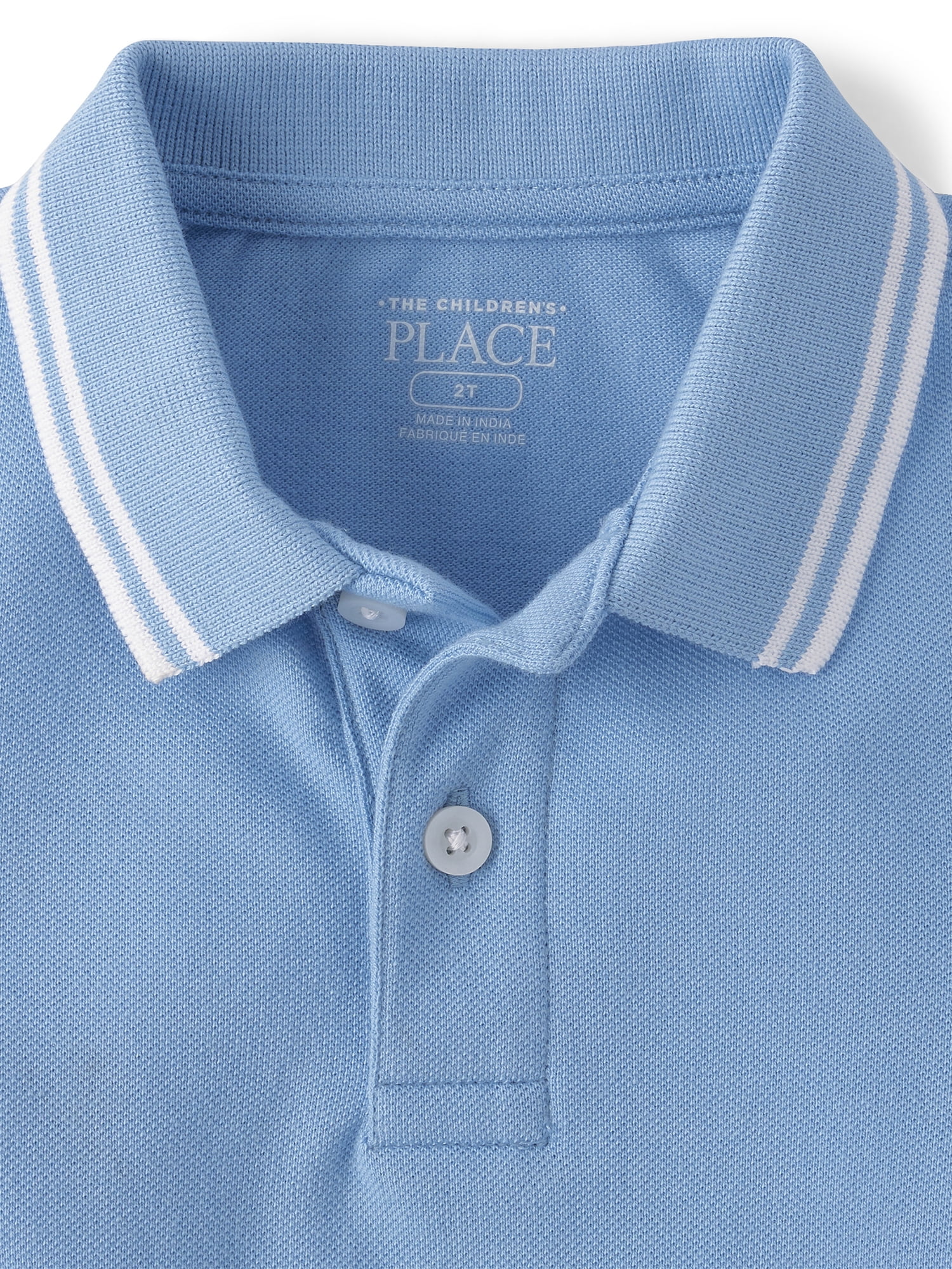 The Children's Place Baby & Toddler Boys Short Sleeve Tipped Pique Polo, Sizes 6M-5T