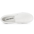 thumbnail image 2 of Womens Slip on Sneakers Comfortable Walking Shoes Perforated Fashion Sneaker in White, 2 of 7