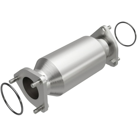 MagnaFlow California Converter 5592413 Direct Fit California Catalytic Converter; 2.5 in. Tubing; 2.5 in. Inlet/2.5 in. Outlet; Round; Stainless Steel;