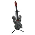 thumbnail image 1 of Evil Entertainer Pewter Grey Fiery Demon Guitar Coin Bank, 1 of 3